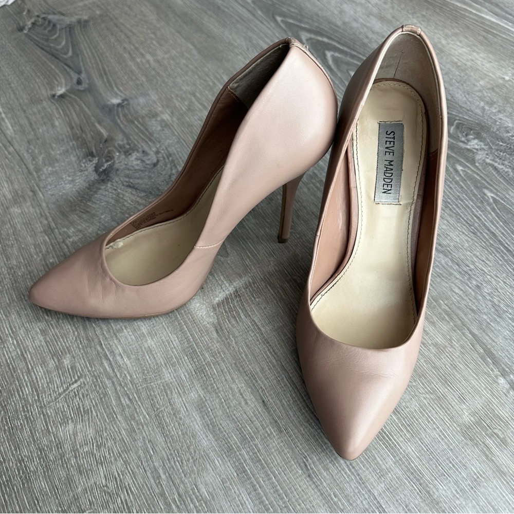 Steve Madden, Gallery Pump, Nude Blush, Size 8.5